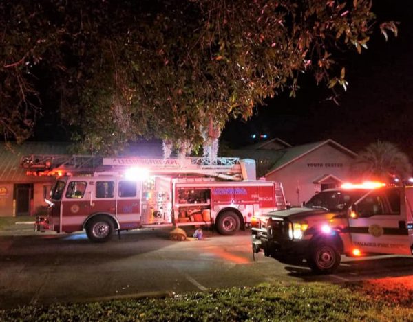 Multiple fire departments battle suspicious blaze that heavily damages Leesburg church