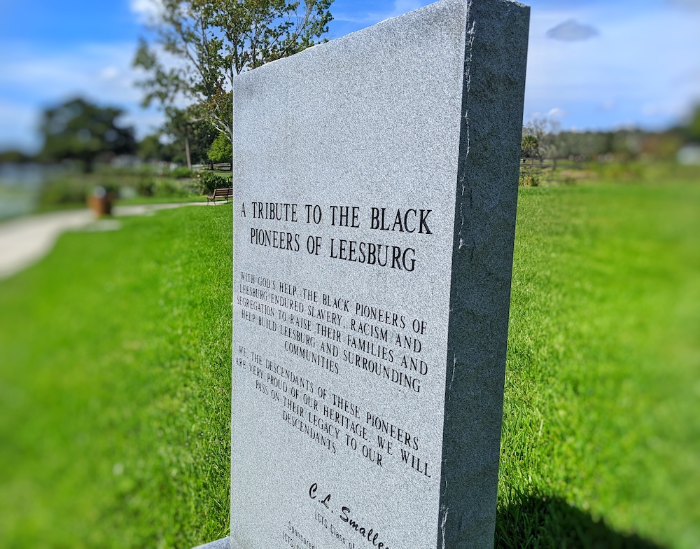 Black Pioneers Of Leesburg Tribute At Venetian Gardens In Leesburg