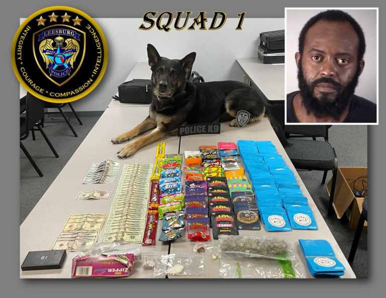Leesburg Police bust nets huge cache of drugs and nearly $1,500