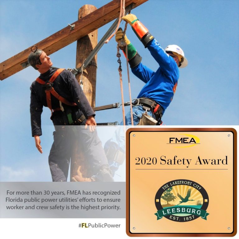 Leesburg Electric Department earns prestigious Safety Award