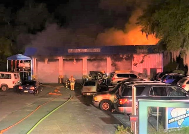 Delta Auto Center fire 1