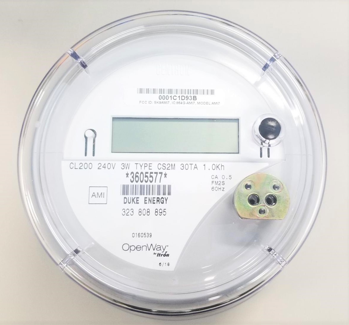 Duke Energy Smart Meter Codes
