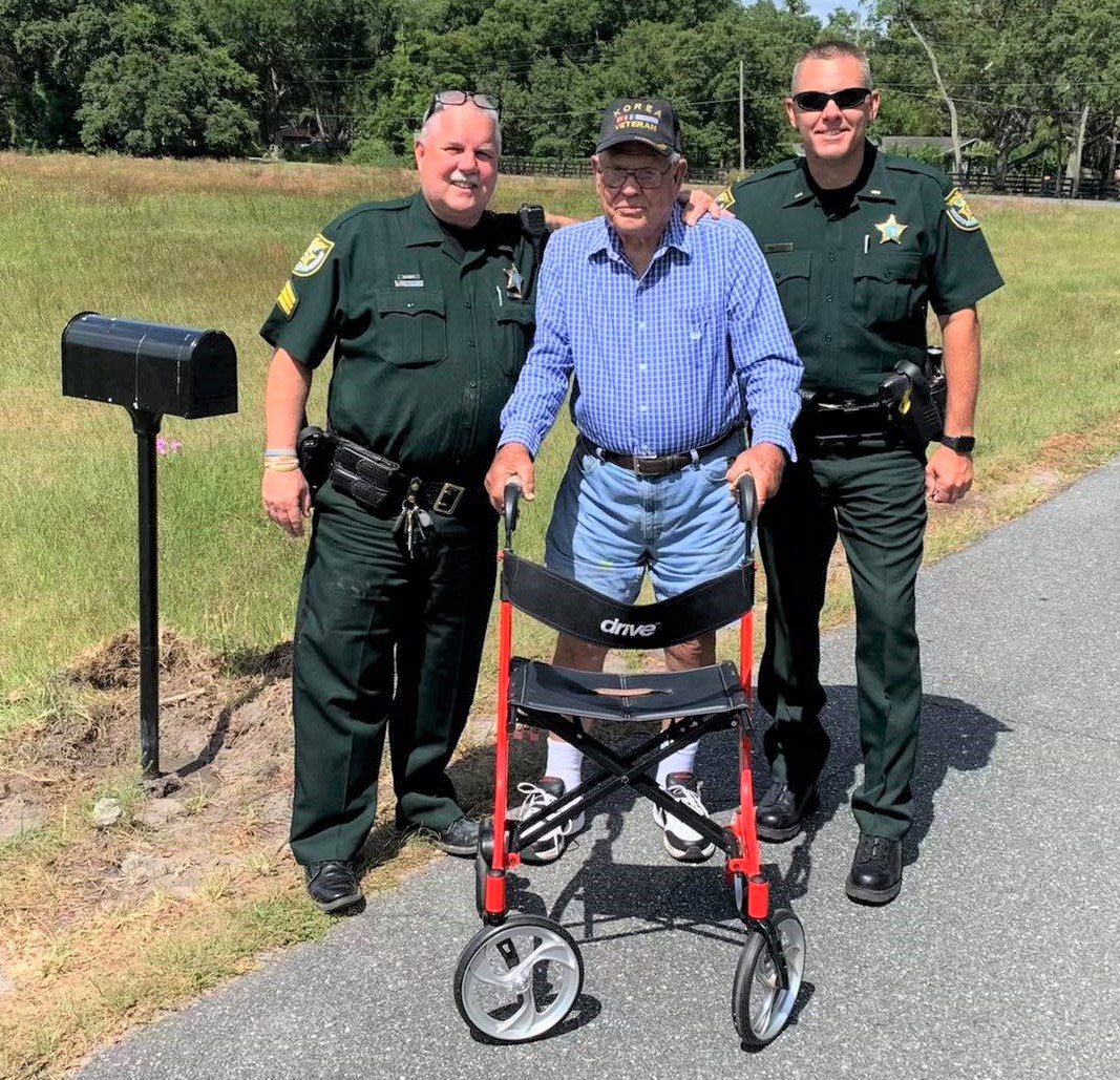 Lake sheriffs deputies help Korean War veteran 2