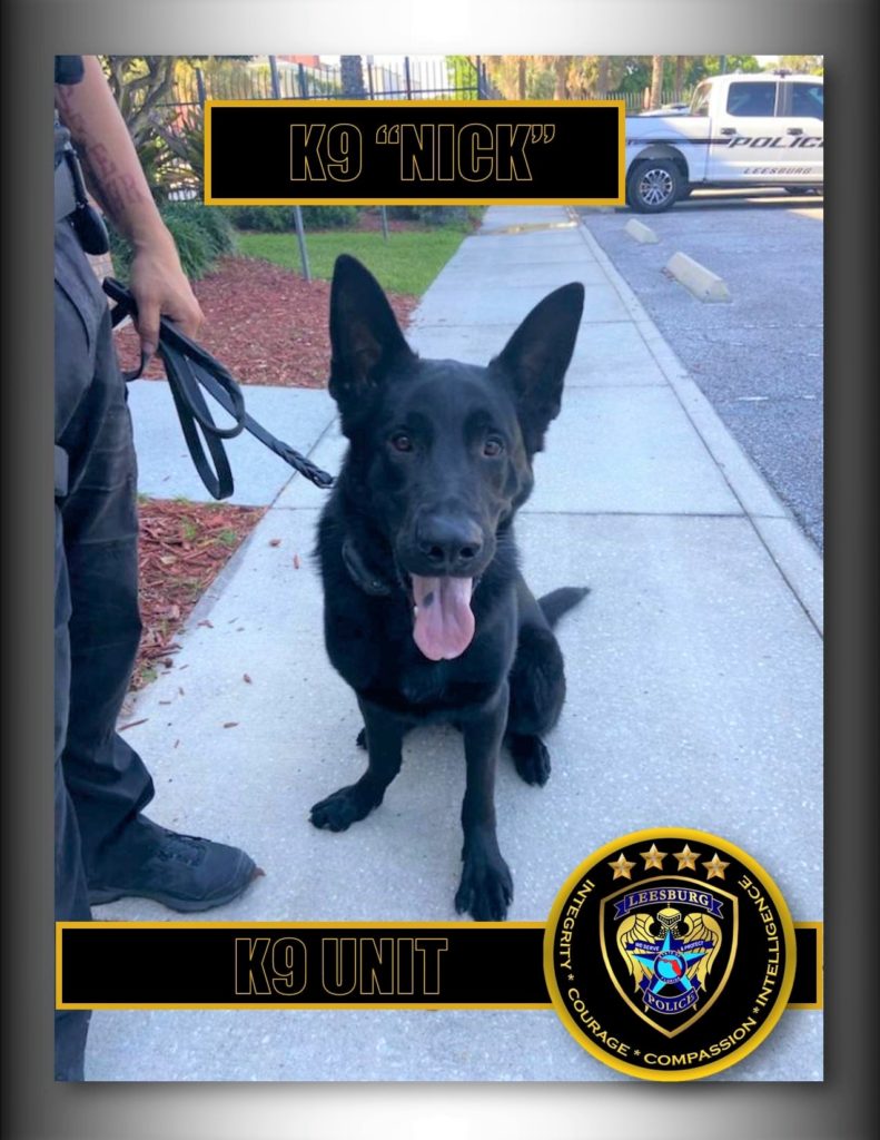 New Leesburg Police Department K 9 dog New Leesburg Police Department K 9 dog