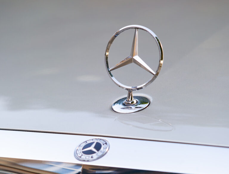 Silver Mercedes