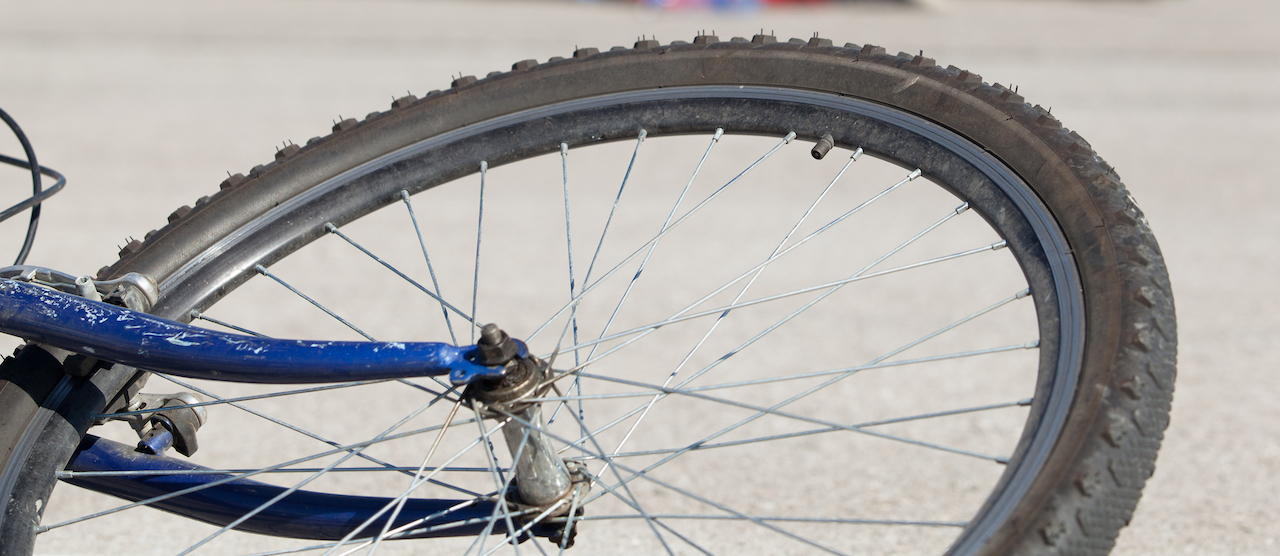 Bicycle crash