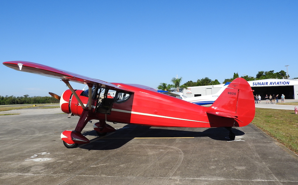 EAA Chapter 534 pilot Mark Peebles flew Young Eagles in his restored 1946 Fairchild 24.