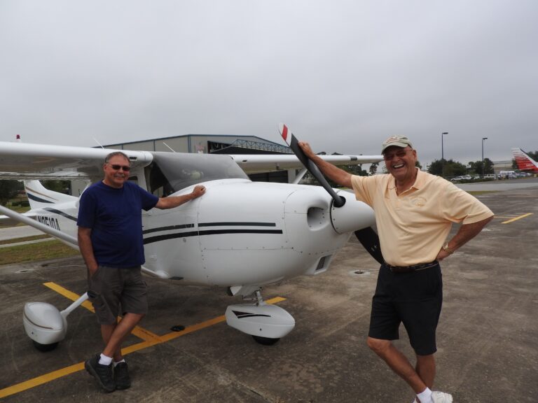 Clouds fail to dampen spirits of aircraft enthusiasts at fly/drive-in breakfast