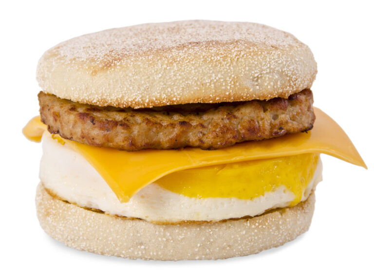 Woman arrested after brawl with jealous beau who hit her with breakfast sandwich