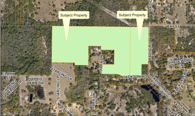 60 acre parcel subject of the annexation petition