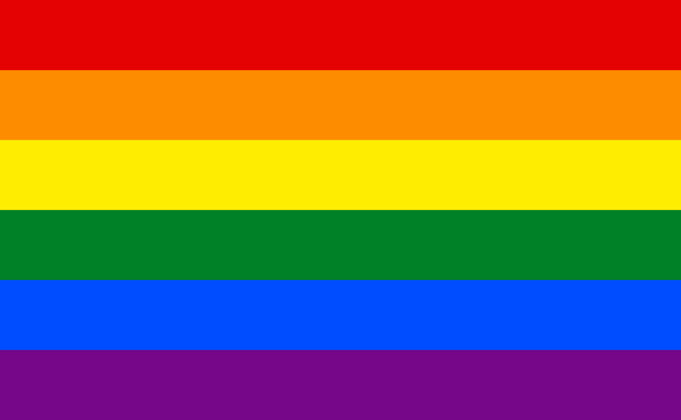The Gay Pride official flag