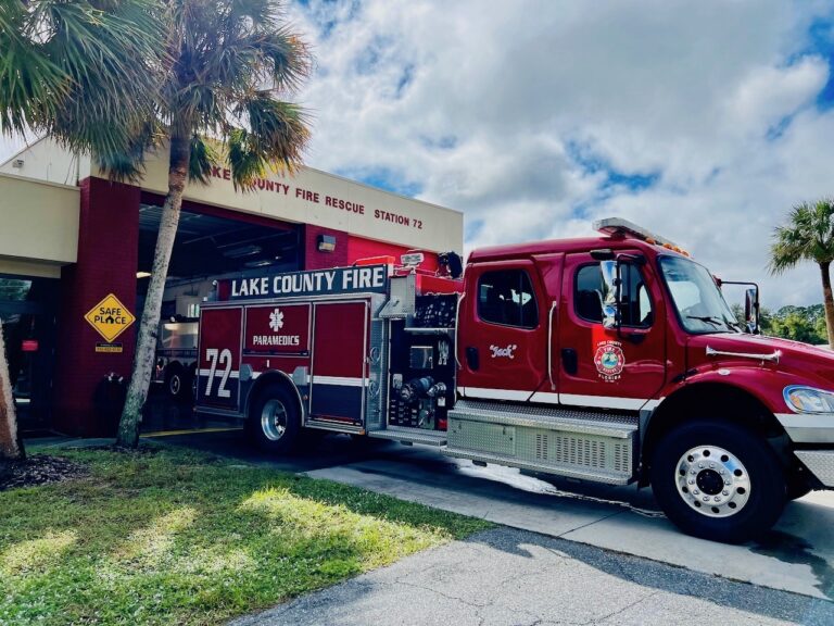 Lake County Fire Rescue Station 72 is located at 12340 County Road 44.