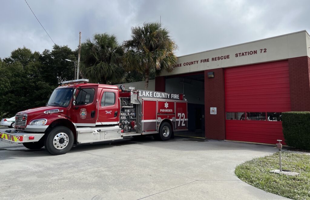 Lake County Fire Rescue Station 72, located at 12340 County Road 44, is located in Leesburg
