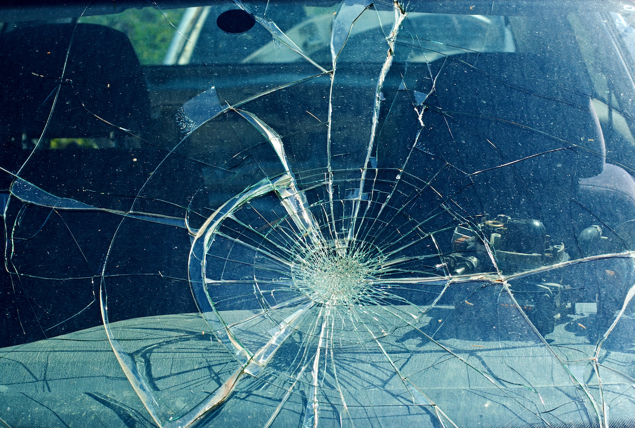 Broken Windshield
