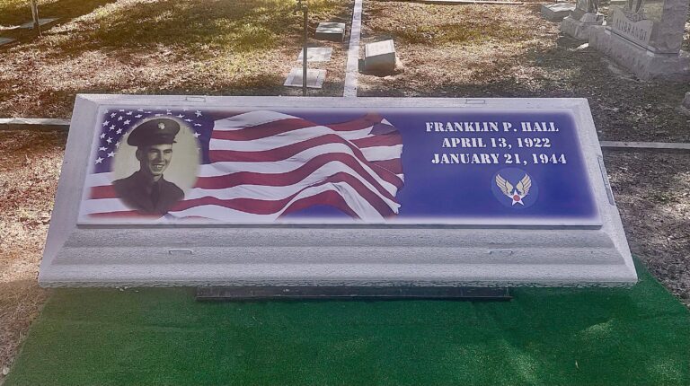 U.S. Army Air Force Staff Sgt. Franklin P. Hall was laid to rest Sunday in Leesburg