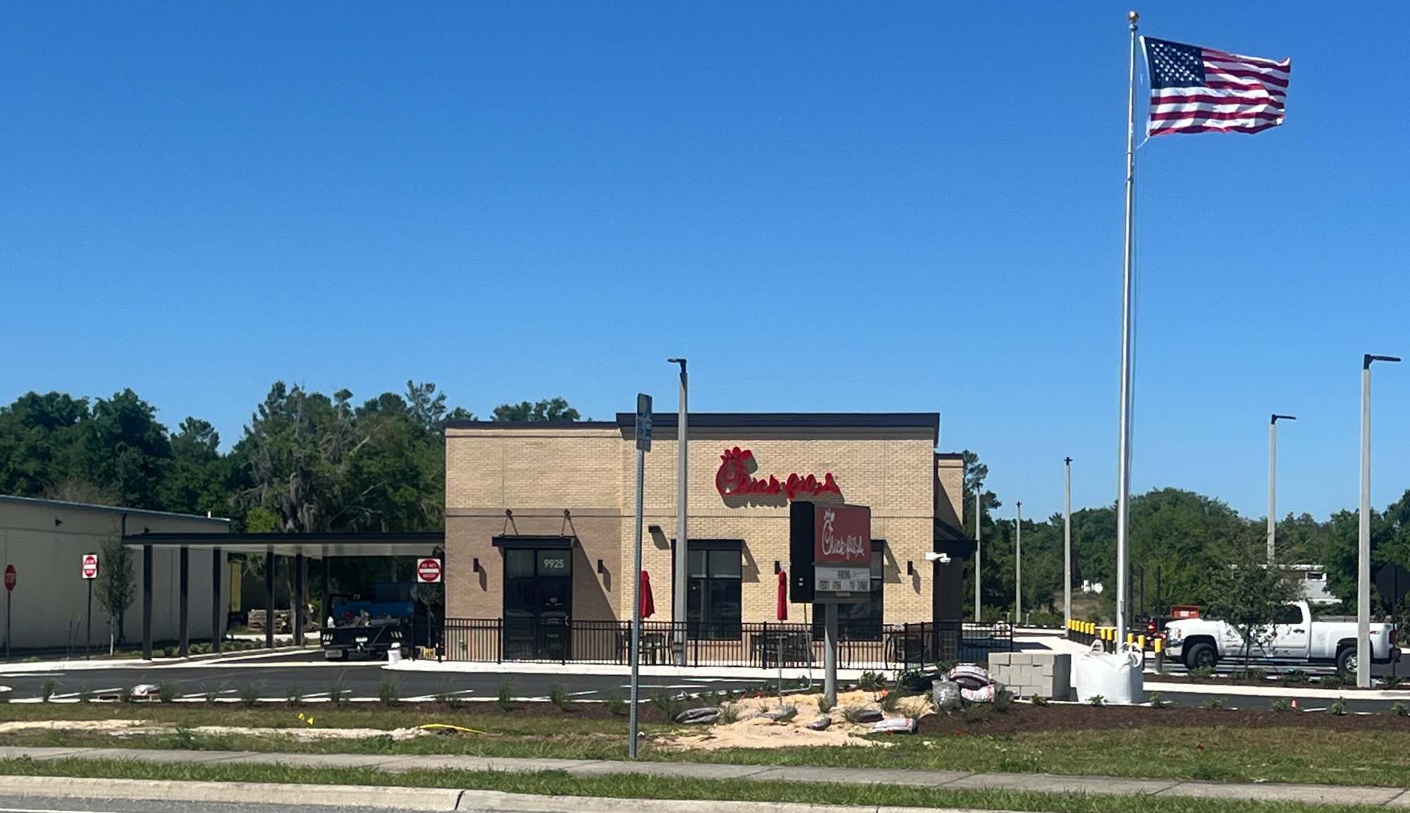 Chick fil A in Leesburg, Florida