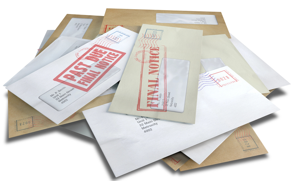 unpaid bills