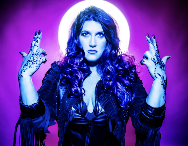Jasmine Cain hales from Sturges S.D..Cain made her name in Nashville pioneering female fronted rock bands in at morocycle events.