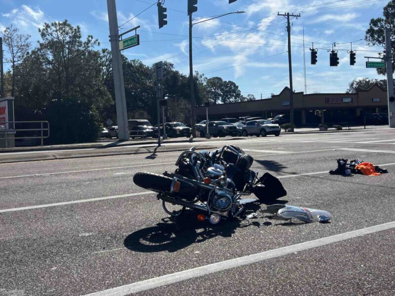 Motorcycle accident on US Hwy 19 on Friday, January 31