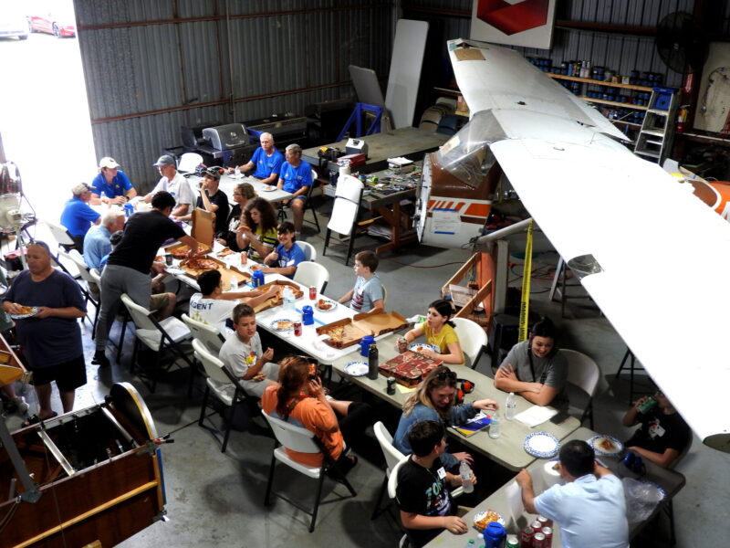 EAA Pizza Planes Served