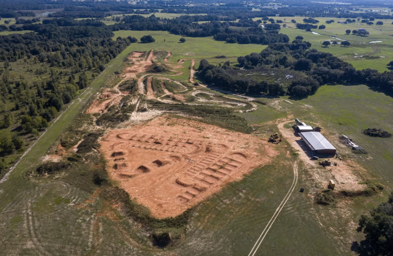 Blake Baggett built a motocross practice track on a 74 acre parcel in Leesburg while still racing professionally.