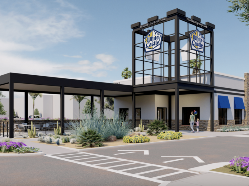 This is a rendering of the White Castle to be built in Clermont