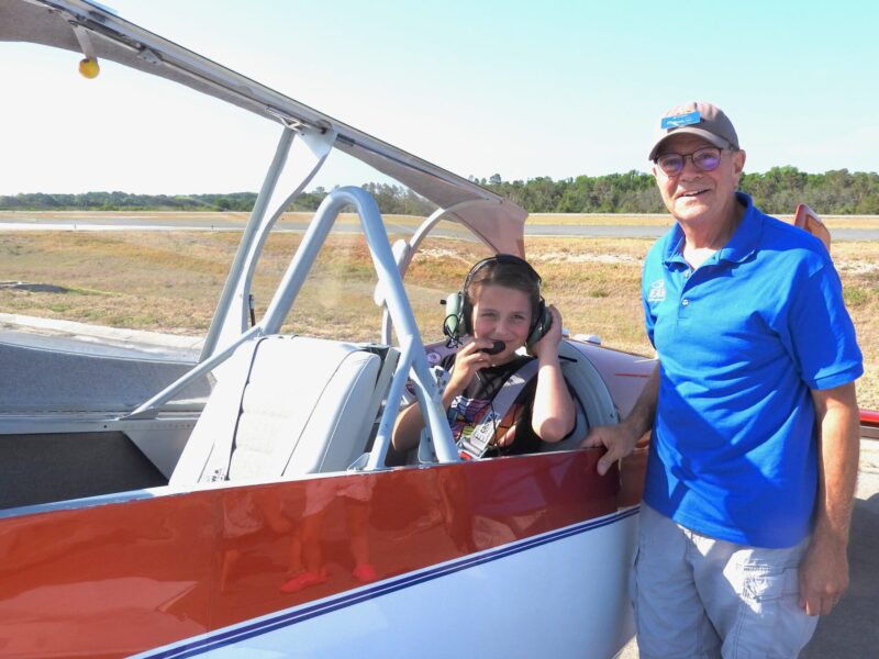 Young Eagle Cockpit EAA