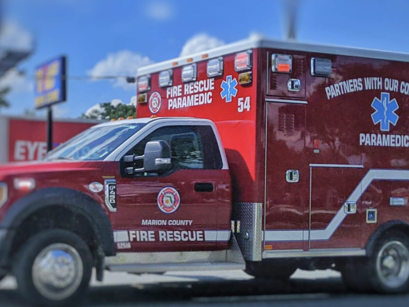 Marion County Fire Rescue ambulance