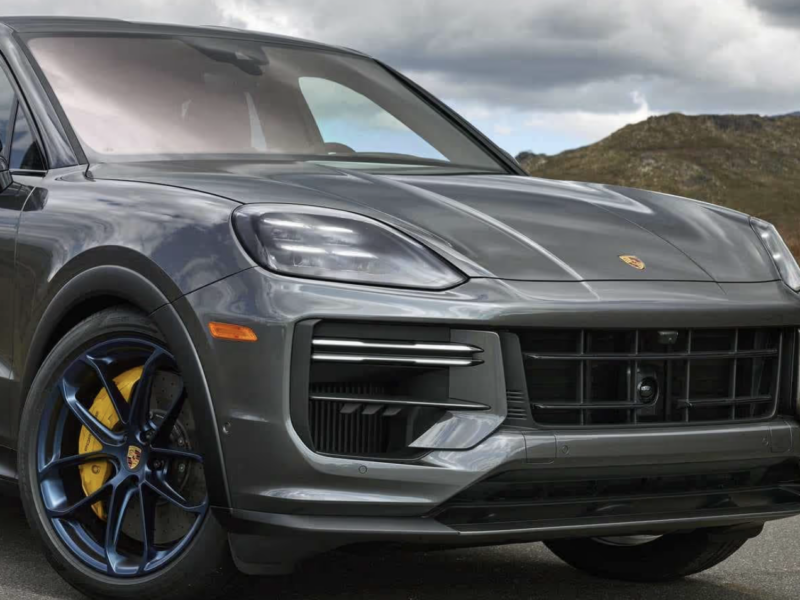 Gray Porsche SUV