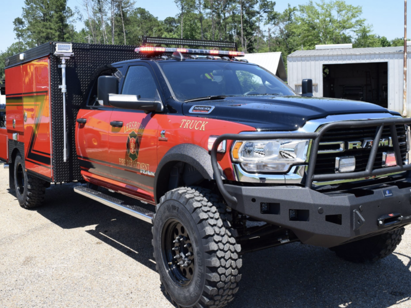 Leesburg Fire Department pickup
