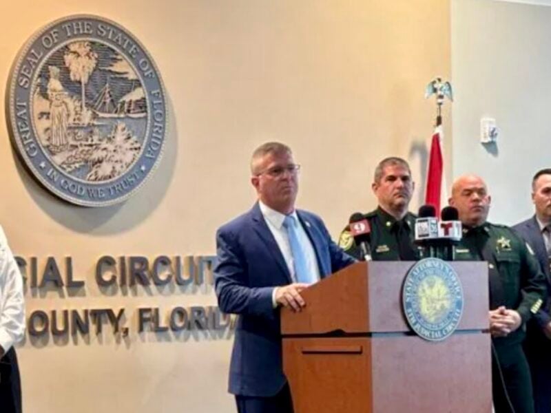 State Attorney William Gladson held a press conference Wednesday on the case