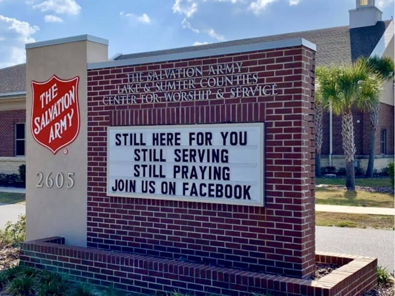 The Salvation Army building in Leesburg